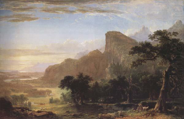 Landscape-Scene from Thanatopsis, Frederic E.Church